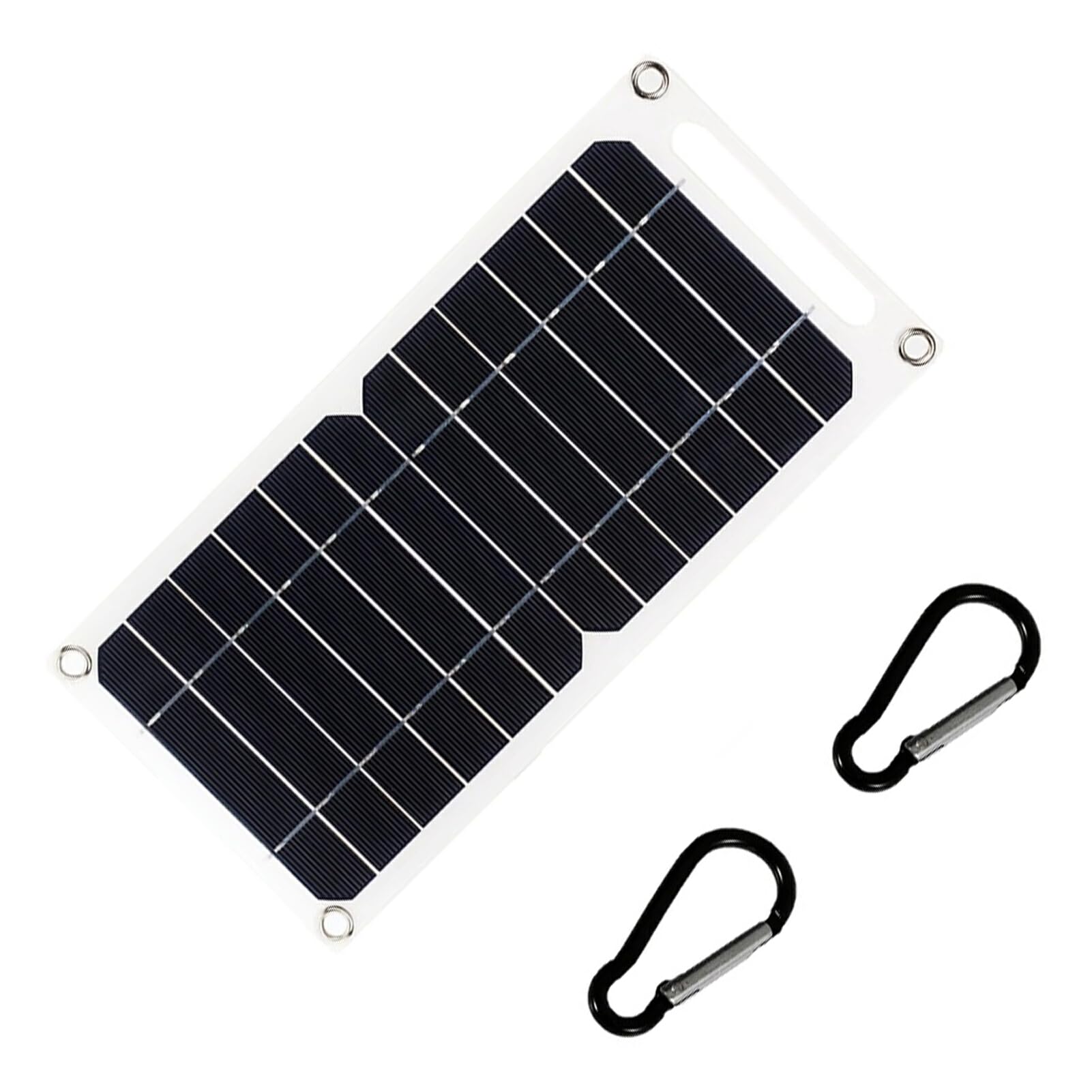 idqwsswt Solarpanel mit USB Ausgang für Mobiltelefone und digitale Geräte zum Aufladen unterwegs ﻿ 4. Tragbarer Rahmen von idqwsswt