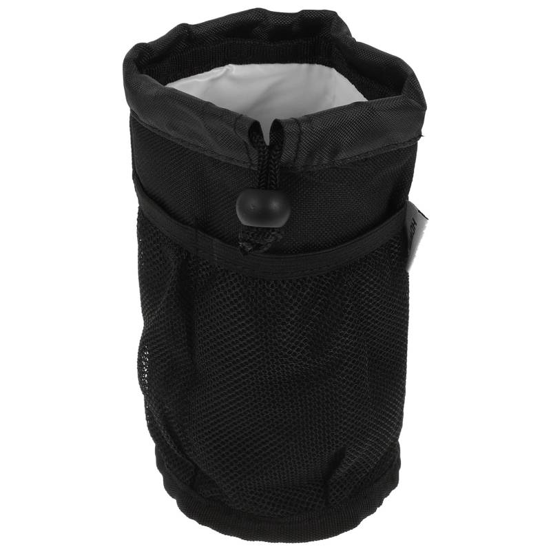 1stk Fahrrad-wasserflaschenabdeckung Auto Steht Fahrrad-trinkflaschenhalter Flaschenregal Kinderwagentasche Mit Mehreren Taschen Reisezubehör Babyhalter Black Oxford-Stoff ifundom von ifundom