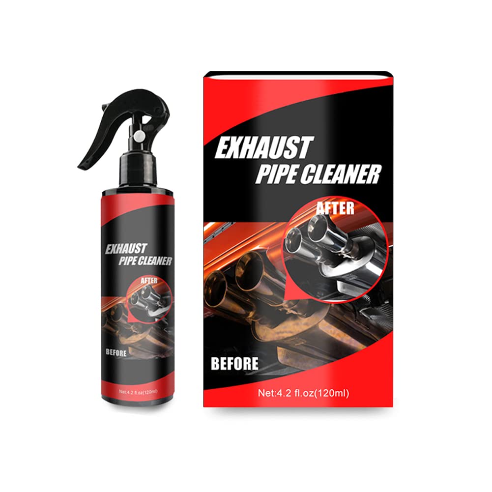 ihreesy 120ml Auto Auspuffrohr Rostentferner Spray, Mehrzweck Rostschutz Reinigungszubehör Motorrad Auspuffrohr Metall Rostreiniger Rostentfernungsmittel Metallschutz Reiniger von ihreesy