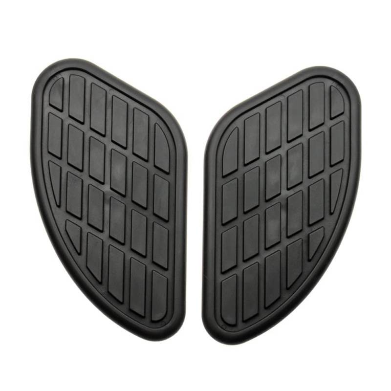 ihreesy 2 Stück Motorrad Tankpad, Gummi Kraftstofftank Aufkleber Universal Tankschutz Aufkleber Lackschutz Tankaufkleber Anti Kratz Tankdeckel Aufkleber Motorrad Öltank Schutz,Schwarz von ihreesy