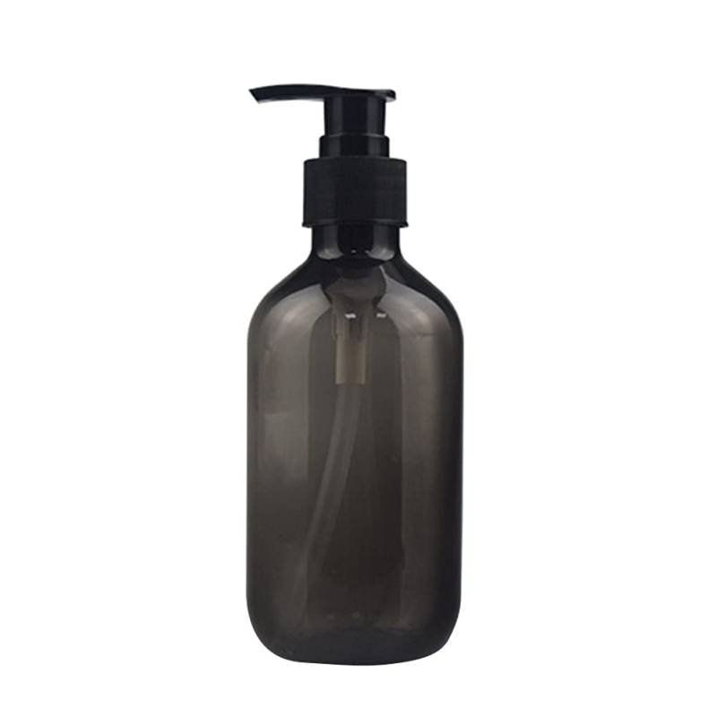 ihreesy 300ml Leere Spenderflasche,Nachfüllbare Pump Dispenser Pumpspender Plastikflaschen Pumpflasche Druck Flasche für Kosmetik Lotion Duschcreme Toilettenartikel,Schwarz von ihreesy