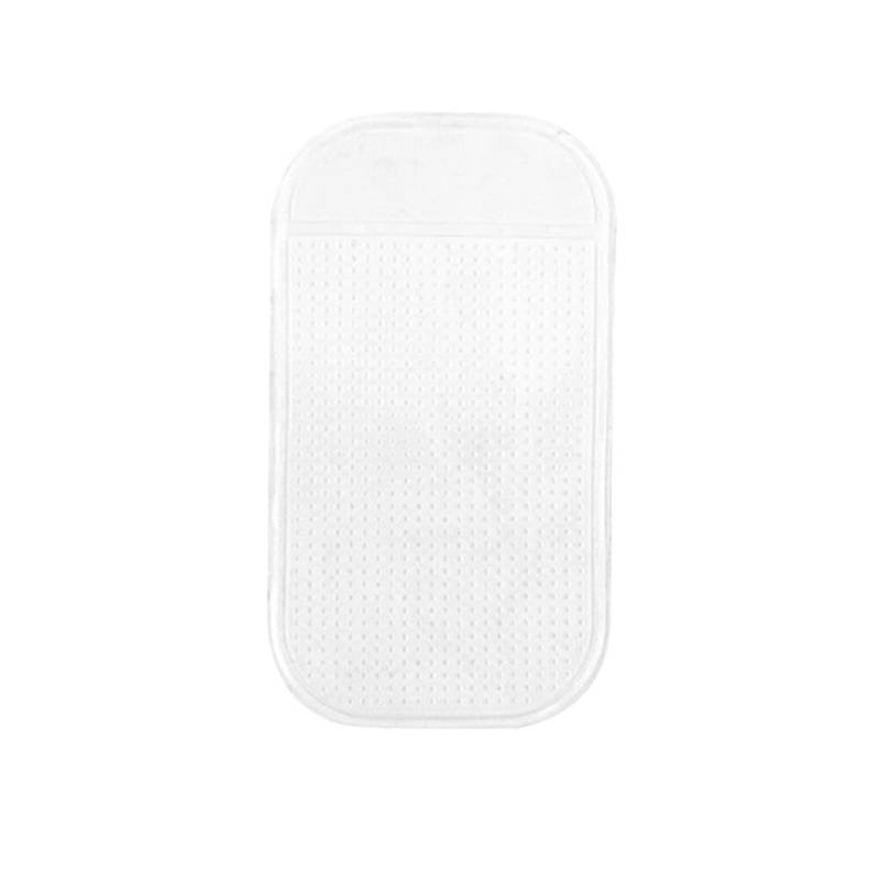 ihreesy Auto Armaturenbrett Antirutschmatten,Auto Antirutschmatten Antirutsch Kfz Halterung Waschbare Handy Matte Haft Pad Anti Rutsch Pad für Handy Sonnenbrille Schlüssel,Transparent 14cmx8cm von ihreesy