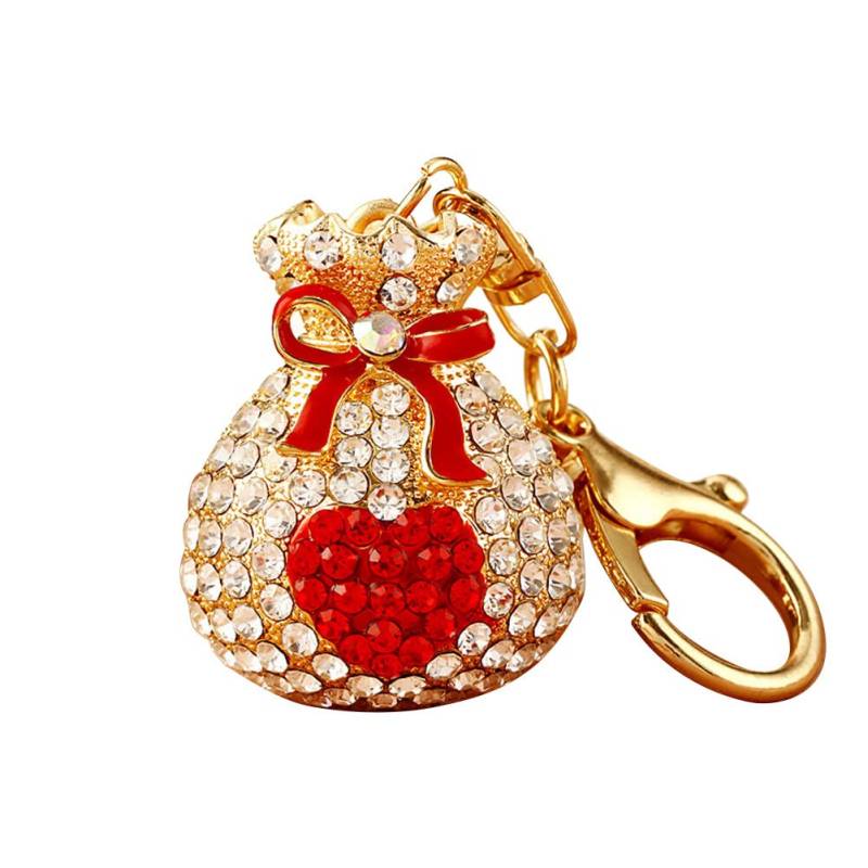 ihreesy Kristall Auto Schlüsselanhänger für Frauen,Liebe Diamant Schlüsselbund Schmuck Bling Diamant Schlüsselhalter Schlüsselring Tasche Dekoration Charms Schlüssel Organizer,Rot von ihreesy