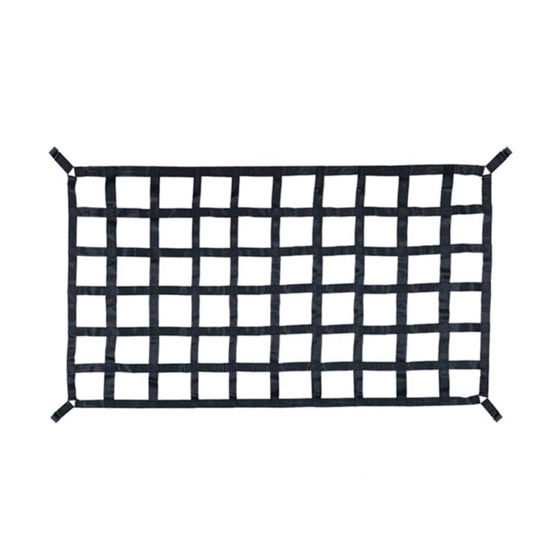 ihreesy Ladeflächennetz, Schwere Ladenetze Pickup-Ladeflächennetz Gepäcknetz Verstellbar Frachtnetz Ladenetz Organizer-Netz Ladungssicherung für SUV Pickup Truck Anhänger,208cm x 127cm von ihreesy