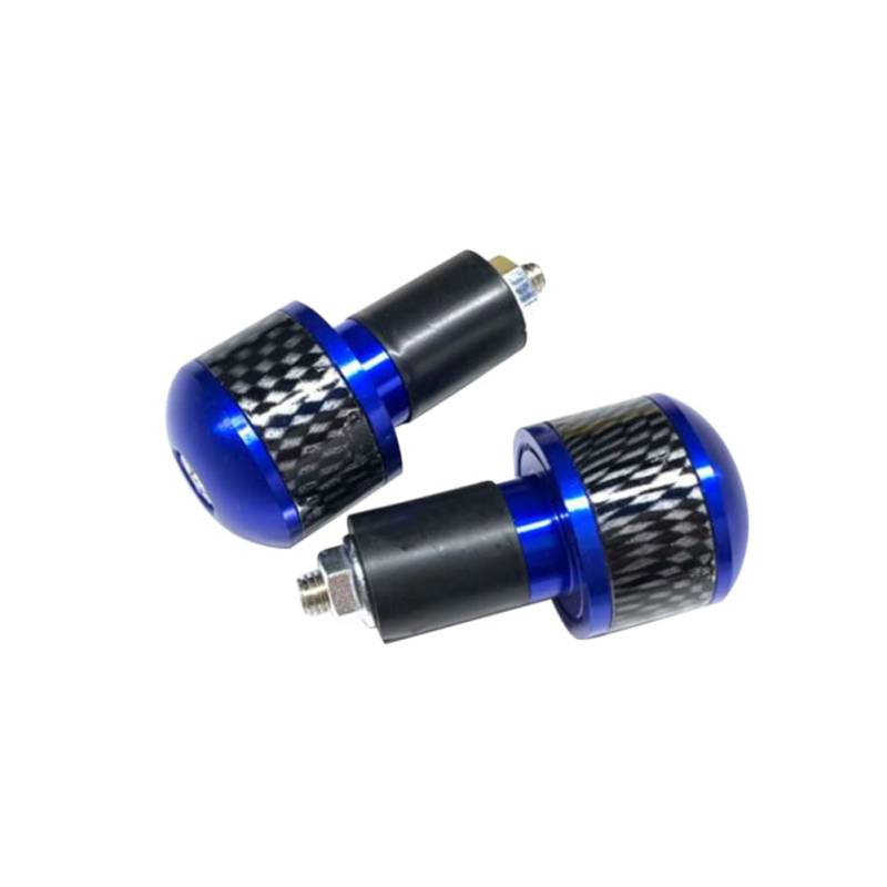 ihreesy Lenkerenden,Motorrad Aluminiumlegierung Lenker Endkappen Stecker Motorrad Lenkerenden Fahrrad Endstopfen Stecker Kompatibel für Innendurchmesser 1,3cm Lenker,Blau von ihreesy