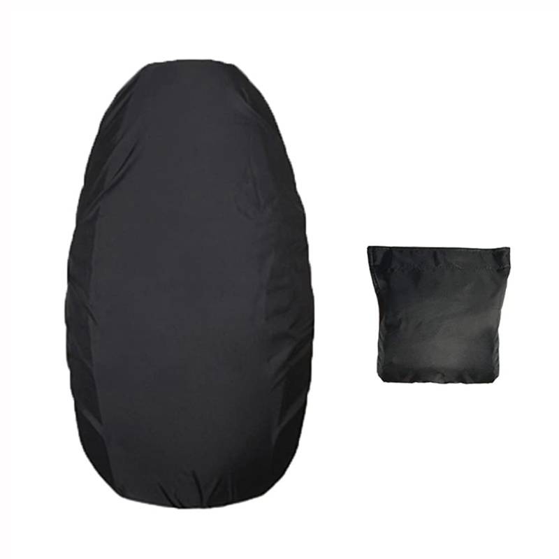 ihreesy Motorrad Sitzbezug,Universal Motorrad Sattelbezug PU und Oxford Stoff Sonnenschutz Sitzbezug Verschleißfester Elastischer Sattelschutz Sitzbezug,Schwarz L von ihreesy