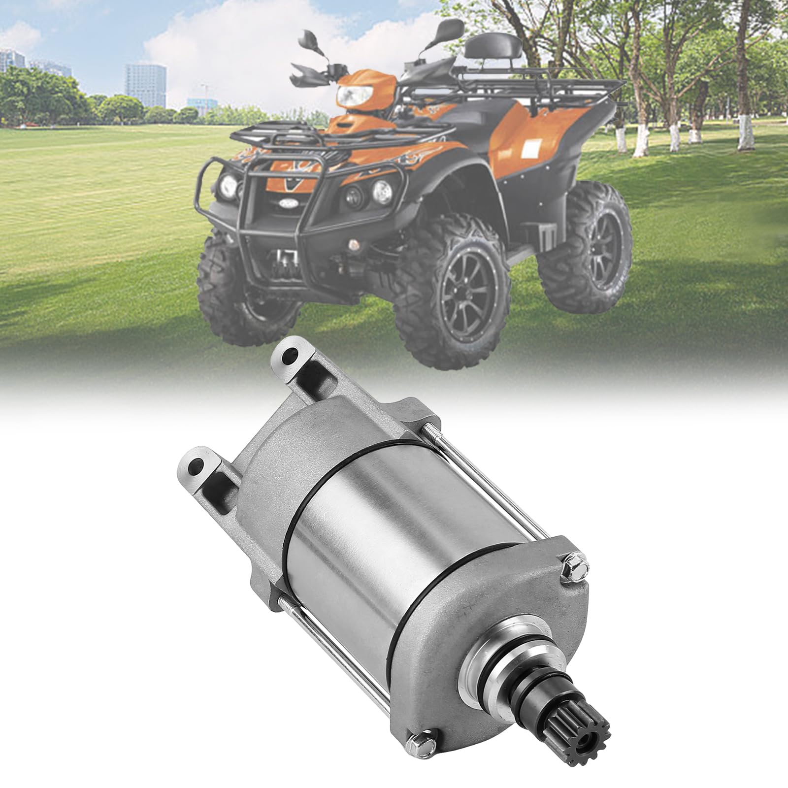 ihreesy Quad Anlasser Startermotor,Strandgeländefahrzeug Motor Starter Anlasser Für TGB Target Blade 425 500 525 550 ATV Quad 924470E Anlasser von ihreesy