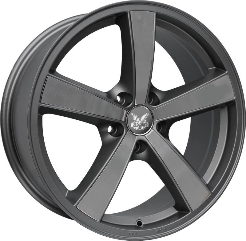 D&W Le Mans platininox 7x17 5/112 ET42 VW Caddy / Caddy Maxi 2K, 2KN Alu felgen von in.pro.