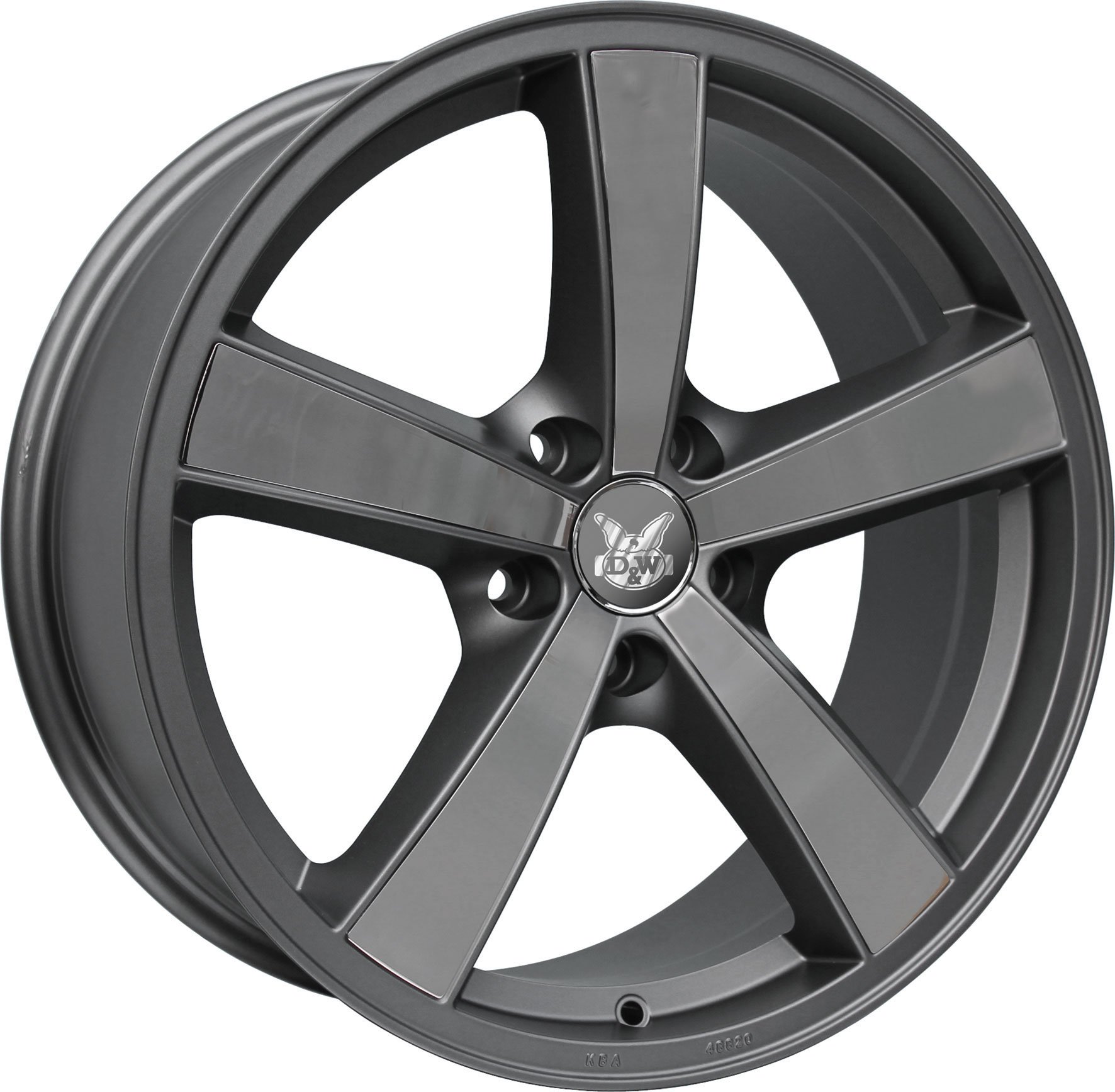 D&W Le Mans platininox 8,5x19 5/112 ET35 VW Passat Variant 3BL/3BS Alu felgen von in.pro.