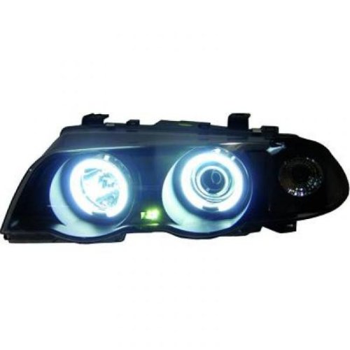 in. pro. 1214486 High Definition Head Lights CCFL Angel Eyes mit Ringen, transparent schwarz von in.pro