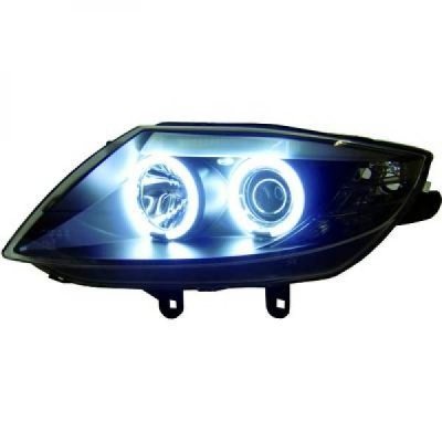 in. pro. 1251381 High Definition Head Lichter CCFL Angel Eyes, klar schwarz von in.pro