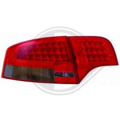 in.pro. 1017496 HD Rückleuchten LED Klar Audi A4 Limousine, Baujahr: 04-07, rot-schwarz von in.pro.