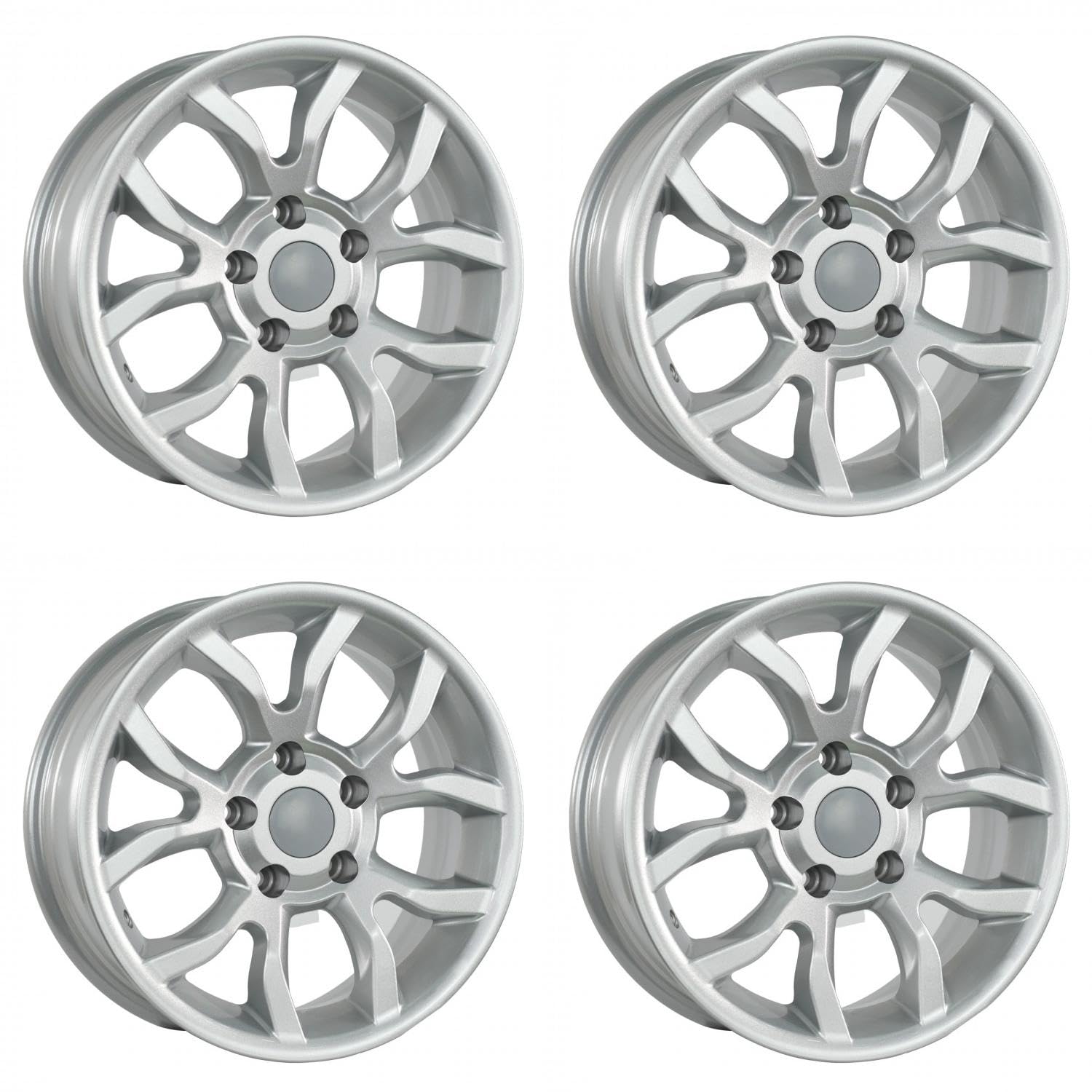 STW 7602 6.5X16 5X120 ET35 65.1 SILVER 4 Autofelgen von inFORGED