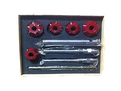 indiadeals24x7 Safedeals365 car01001 Hartmetall Ventilsitzfräser 5 Fräsköpfe Set für Vintage KFZ & Motorräder 20 und 45 Grad von RAHISH TOOLS