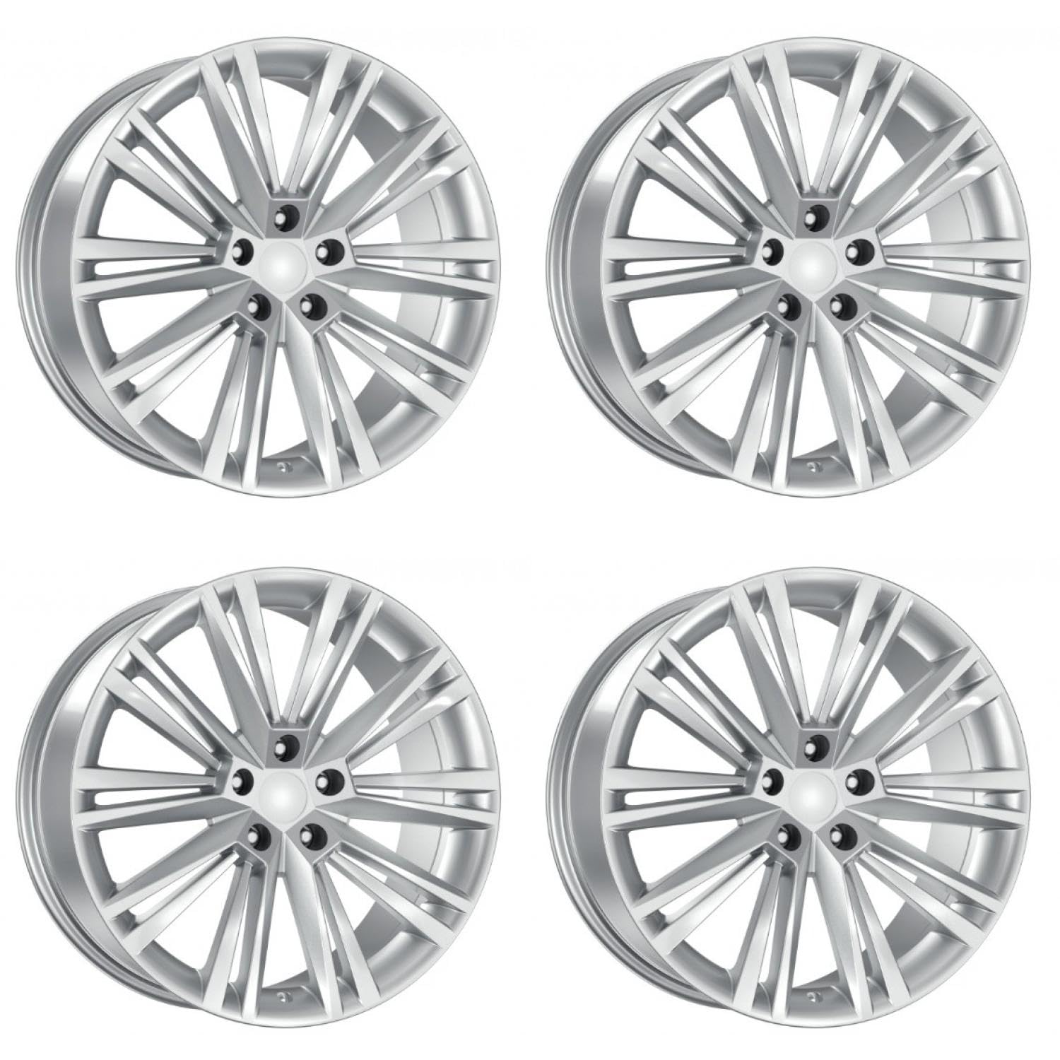 KM DY1508 8.0X18 5X112 ET40 SILVER 57.1 4 Stück Autofelge von inforged