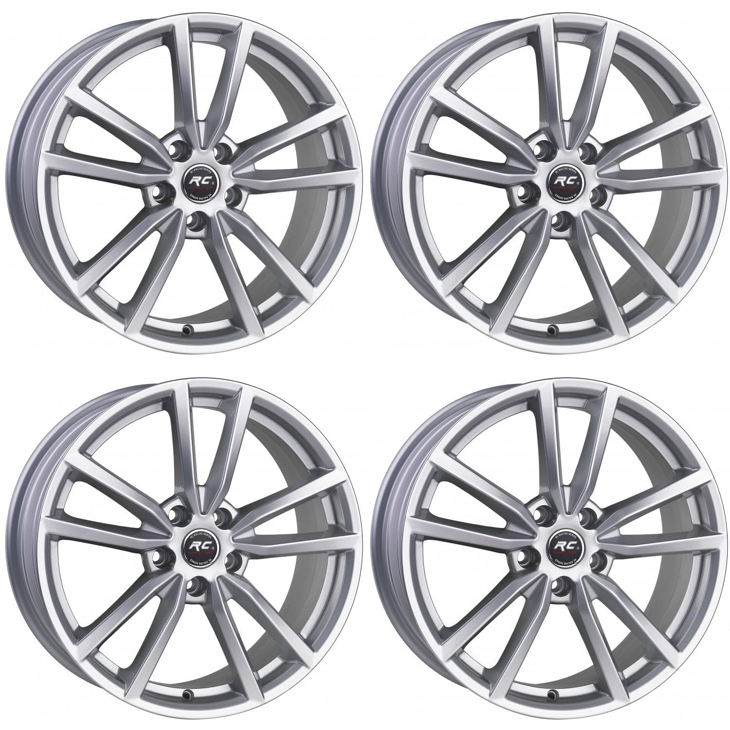 TRUVA 186 8.0X18 5X112 ET45 Silber 57.1 4 Stück Autofelge von inforged