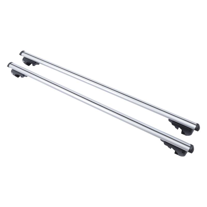 Dachreling 2PCS Basics Dachträger Relingträger Topline General Motors Gepäckträger 105 * 15cm Auto Relingträger mit Schloss, Aluminium Auto Dachgepäckträger Gepäck Träger, Maximale Belastung 100KG von innytund