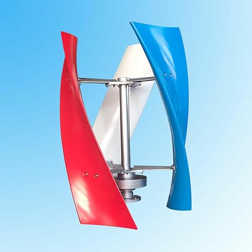 Vertikale Windgenerator 400W Windkraftanlagen mit Controller, 24V 3-Blades Helix Wind Power Turbine Generator Vertical Axis Controller mit 3 Flügeln für Boote Pavillons Hütten Wohnmobile von innytund