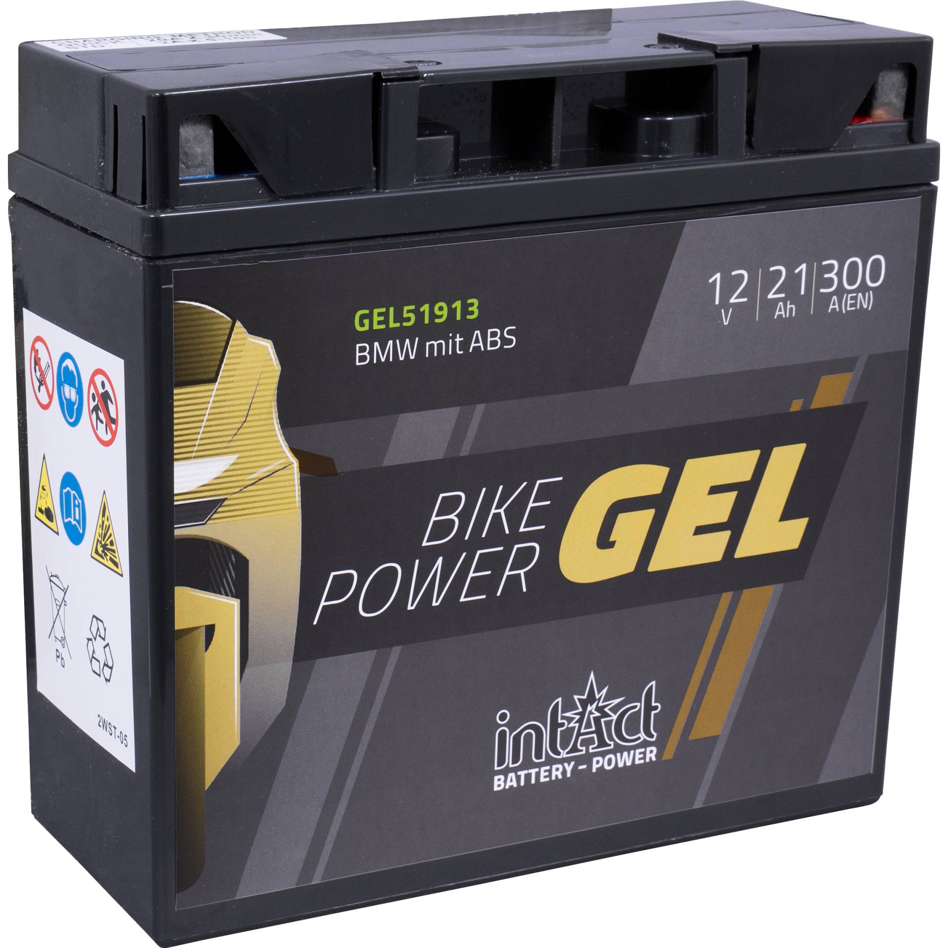 intAct Batterie Bike Power Gel geschlossen 12V/21Ah GEL51913 von intAct