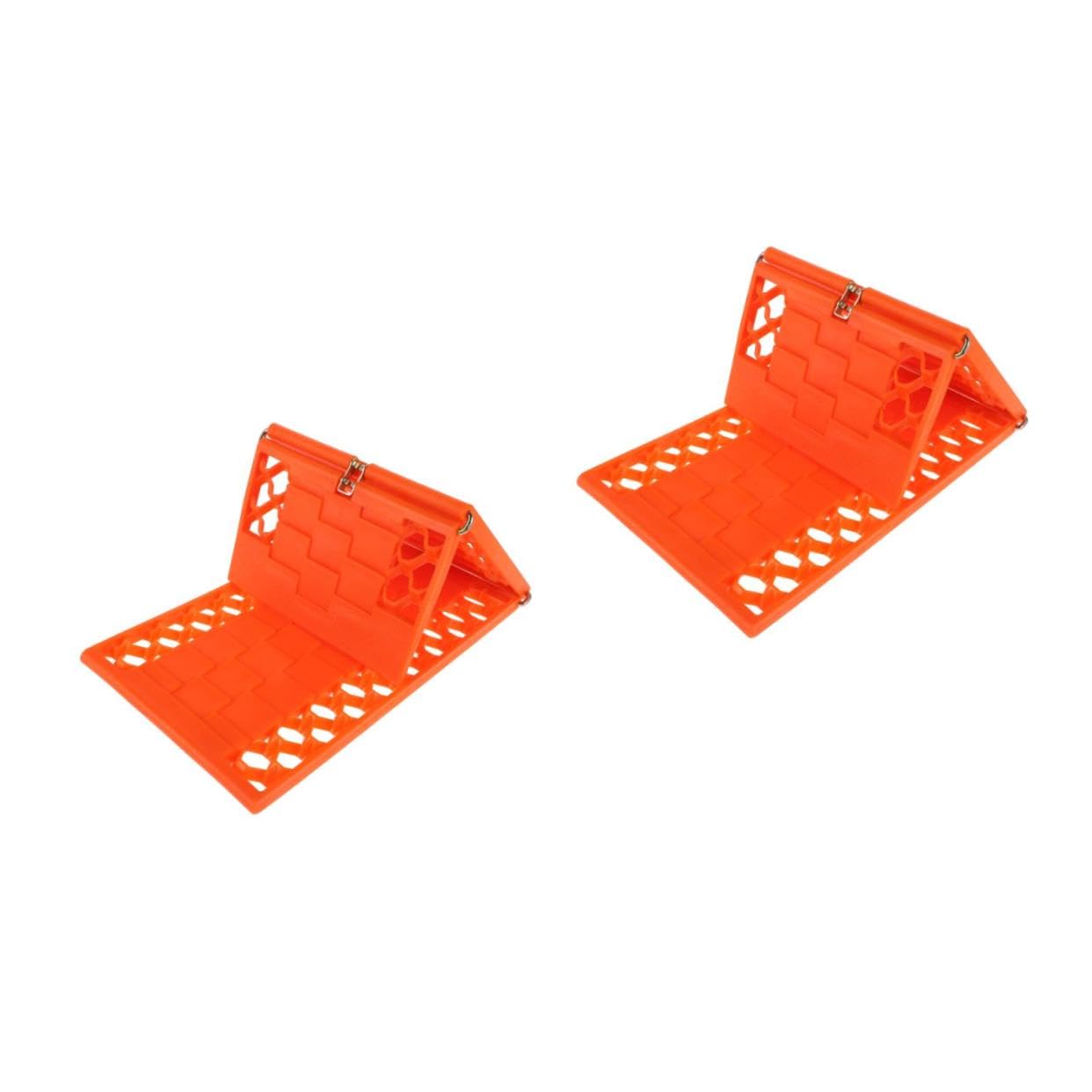 iplusmile 1 Paar Auto Schneeketten Schneematte Winterreifen Offroad-Zubehör Schneeausrüstung winter auto zubehör winter schneeketten Reifentraktion Traktionsmatten Plastik Orange von iplusmile