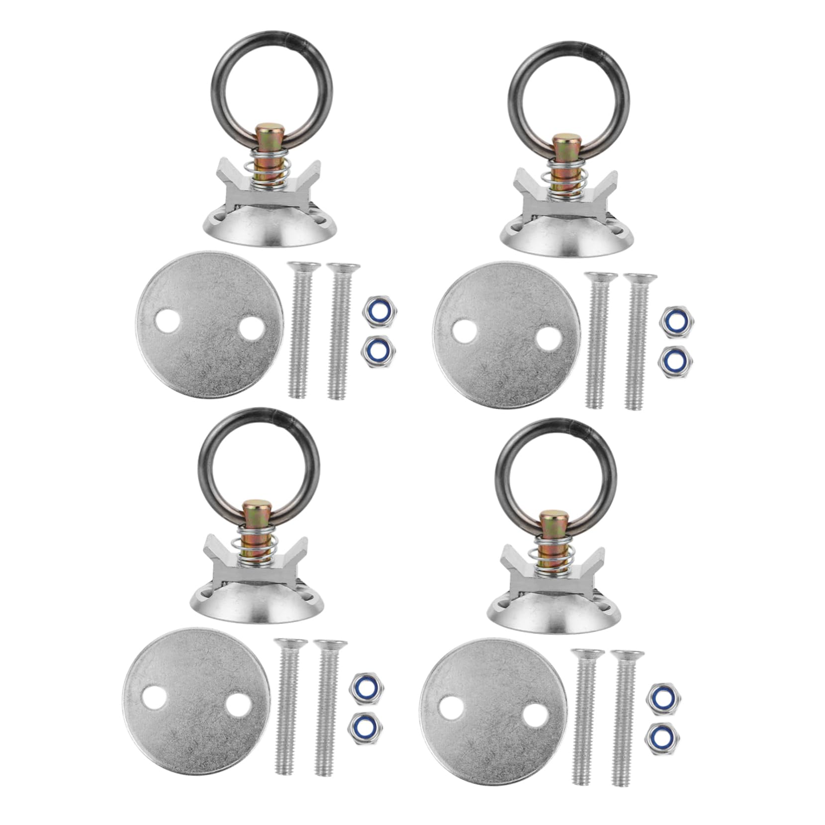 iplusmile 1 Satz Schienenbefestigungsöse Schweres Zubehör Deckenlampenfassung Quilt-clip-haken Haken Clip Haken Wäscheleinen Haken Kleiderständerhaken Runde Bolzen Babyhaken Silver Aluminium von iplusmile