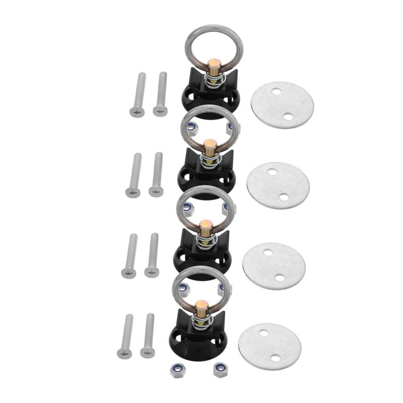 iplusmile 1 Satz Schienenbefestigungsöse Winddichte Haken Rohre Für Autowaschanlagen Autoschrauben Aufhänger Quilt-clip-haken Kleiderbügel Runde Bausätze Wäscheleinen Haken Aluminium Black von iplusmile