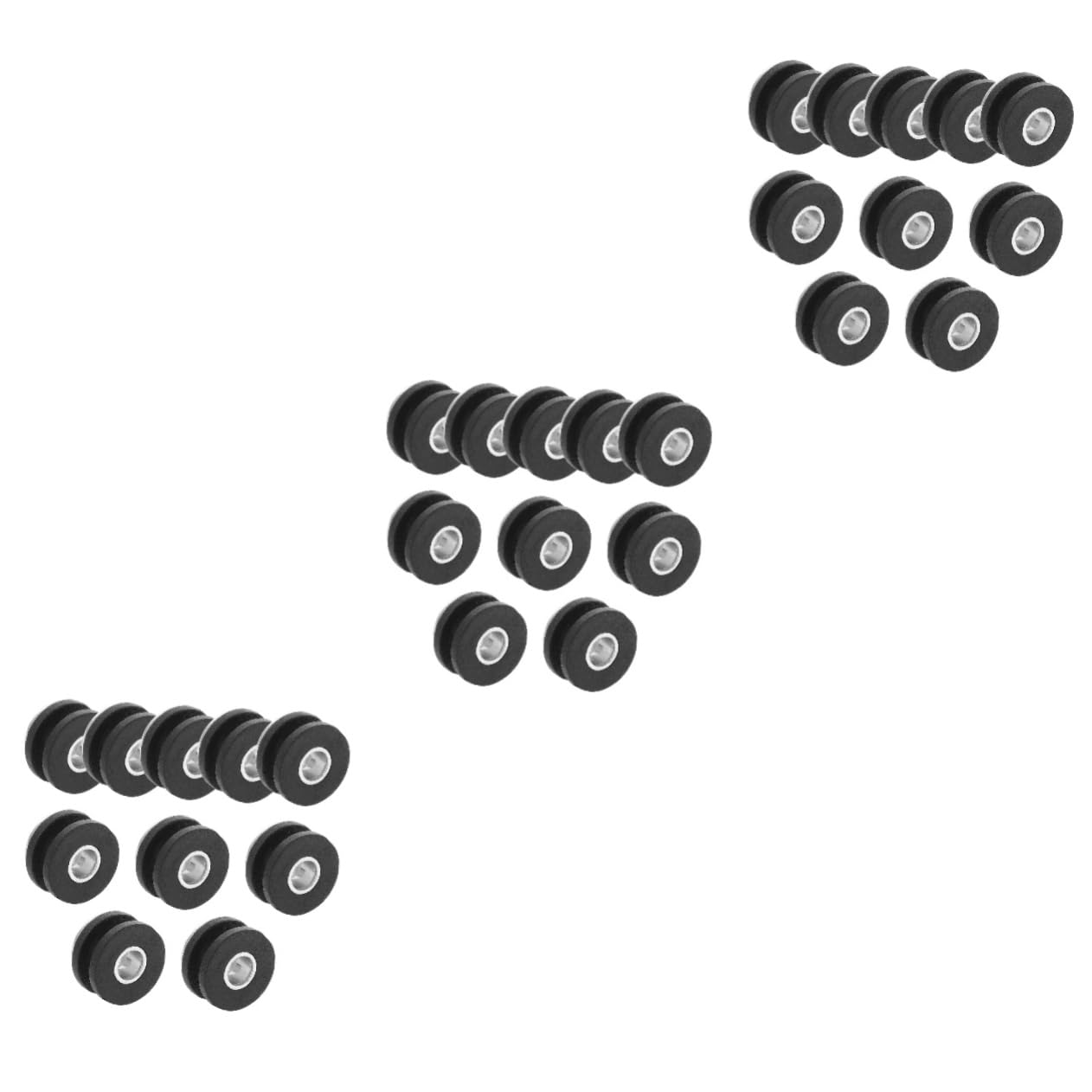 iplusmile 1 Satz Stoßdämpfende -gummiabdeckung Unterlegscheibe Dichtung Dichtring Stoßdämpferbuchse Gummi Und Stahl 8st von iplusmile