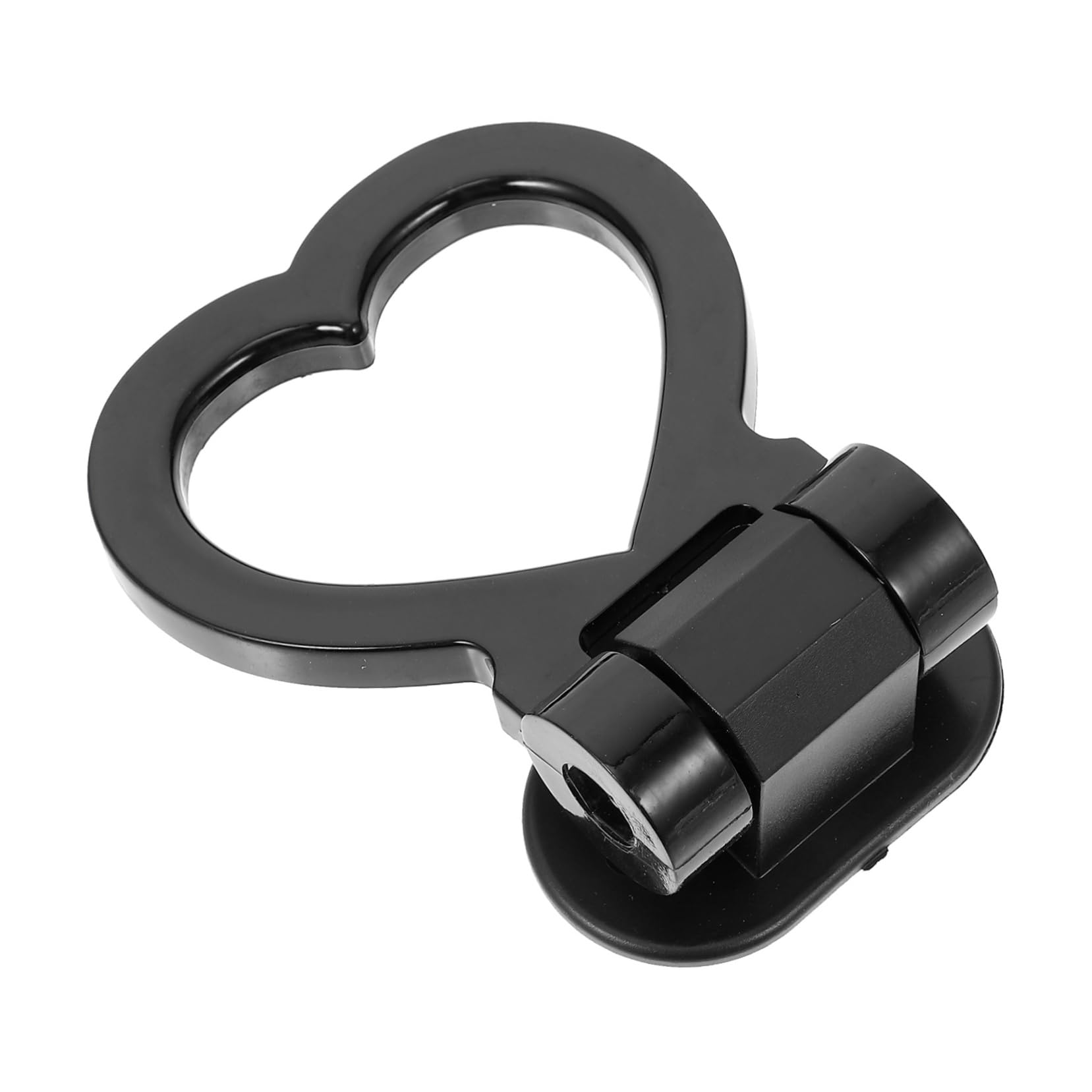 iplusmile 1 Stück Anhängerkupplung Abschlepphaken aus Kunststoff dekorativer Abschlepphaken universeller Ring Abschlepphaken- für vordere Stoßstange Ornament Auto Abschlepphaken Black von iplusmile