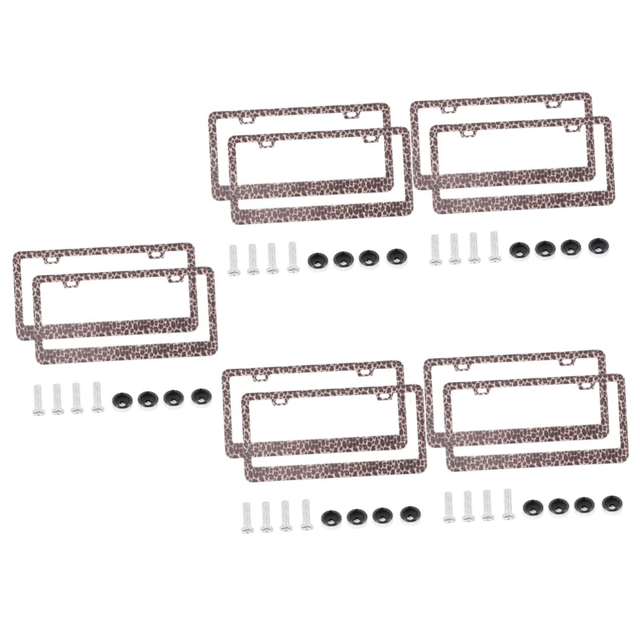 iplusmile 10 Sätze Kennzeichen rahmen Kennzeichen rahmen Kennzeichenschild Kennzeichenabdeckung kfz kennzeichenhalter pkw kennzeichenhalterung Kennzeichenrahmen Nummernschildrahmenabdeckung von iplusmile