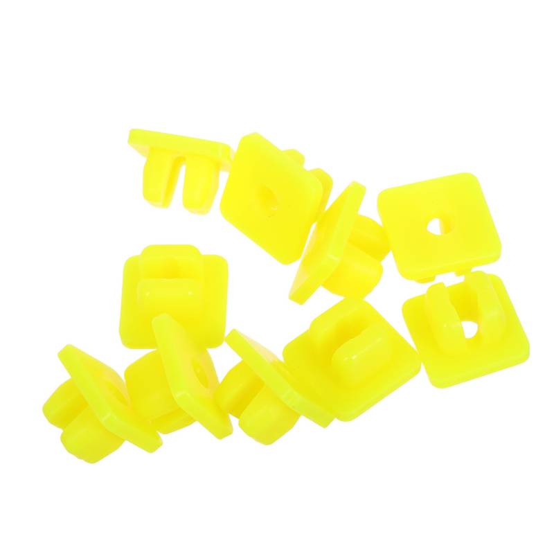 iplusmile 10 Stk Feste Schraubschnalle lautsprecher halterung Lautsprecher Befestigung Schraubenzubehör Stabiler Halter Befestigungsclip aus Kunststoff Autoclip Autositz-Clips Plastik Yellow von iplusmile