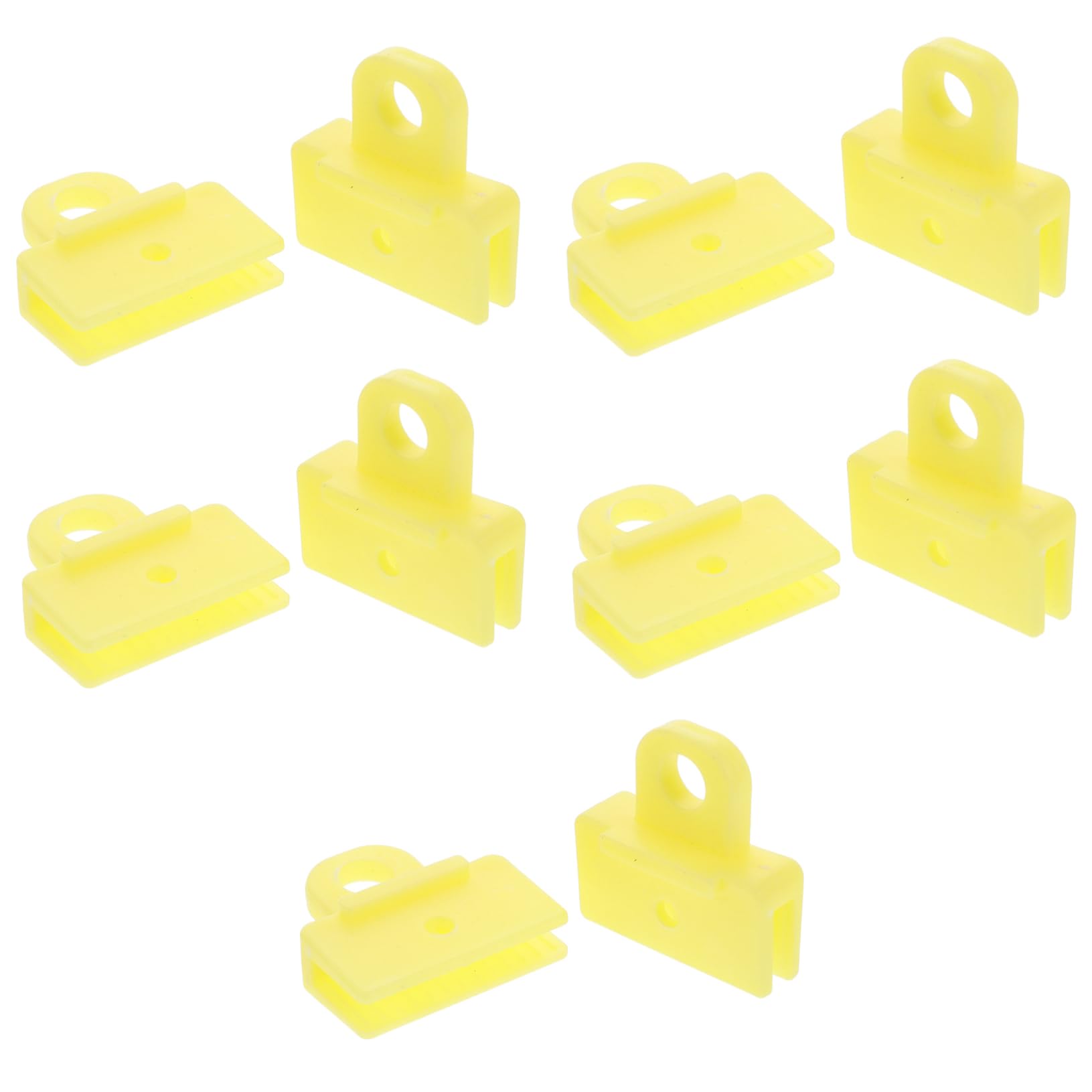 iplusmile 10st Fensterglashalterung Fensterkanalclip Glashalter-kanalklemme Glaskanalclip Autotür-stützclip Türglas-halteclip Fensterheber-Clip Fensterhalter-Clip Plastik Yellow von iplusmile