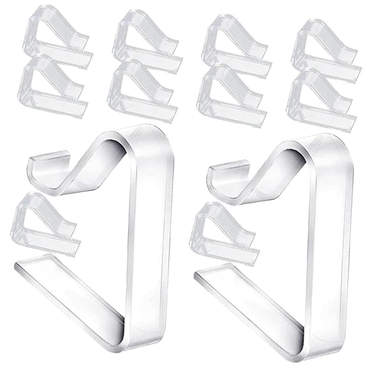 iplusmile 12St Transparente Tischdeckenklammer Clip für Tischläufer Brillenhalter Tischdeckenklammern tischtuchklammern outdoor Clip für Tischdecken Picknick-Tischdeckenclips im Freien Acryl von iplusmile