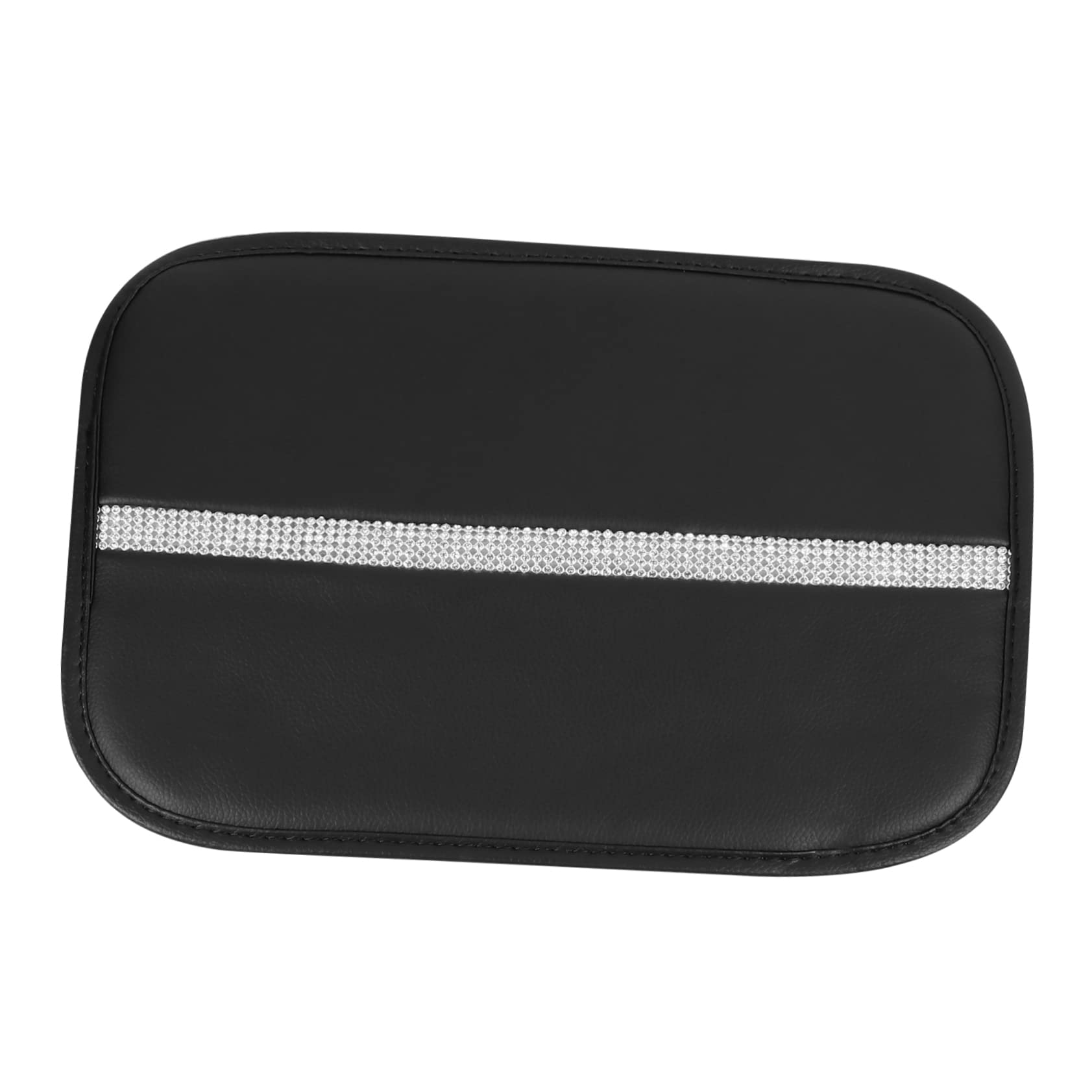 iplusmile 1Stk Armlehnenmatte Autositzkissen Armlehnenbezüge für Liegestühle Rad auto innenraum zubehör car interior accessories Auto-Armlehnenschutz Auto-Armlehnen-Konsolenpolster Pu Black von iplusmile