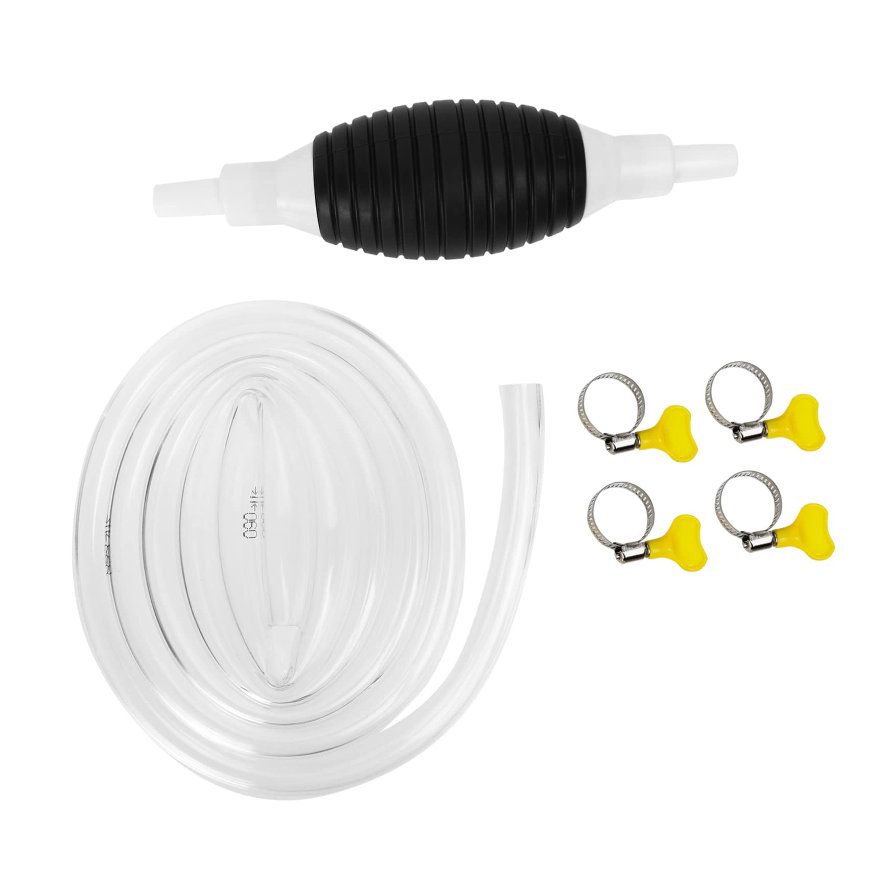 iplusmile 2 Meter Handpumpe Set Für Kraftstofftransfer Und Flüssigkeiten Manuelle Pumpe Für Auto Fischteich Und Motorradzubehör Inklusive 2 Schlauchschellen von iplusmile