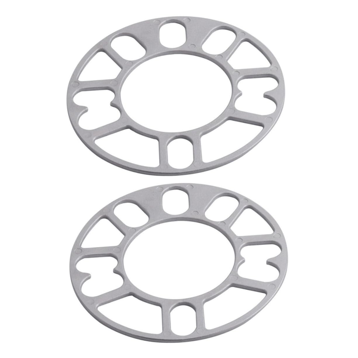 iplusmile 2 STK Distanzscheibe Spurverbreiterungen Aus Stahl 5x4,5 Spurverbreiterungen Autozubehör Distanzstücke Für Fahrzeugradnaben Nabenabstandshalter Für Auto Aluminiumlegierung von iplusmile