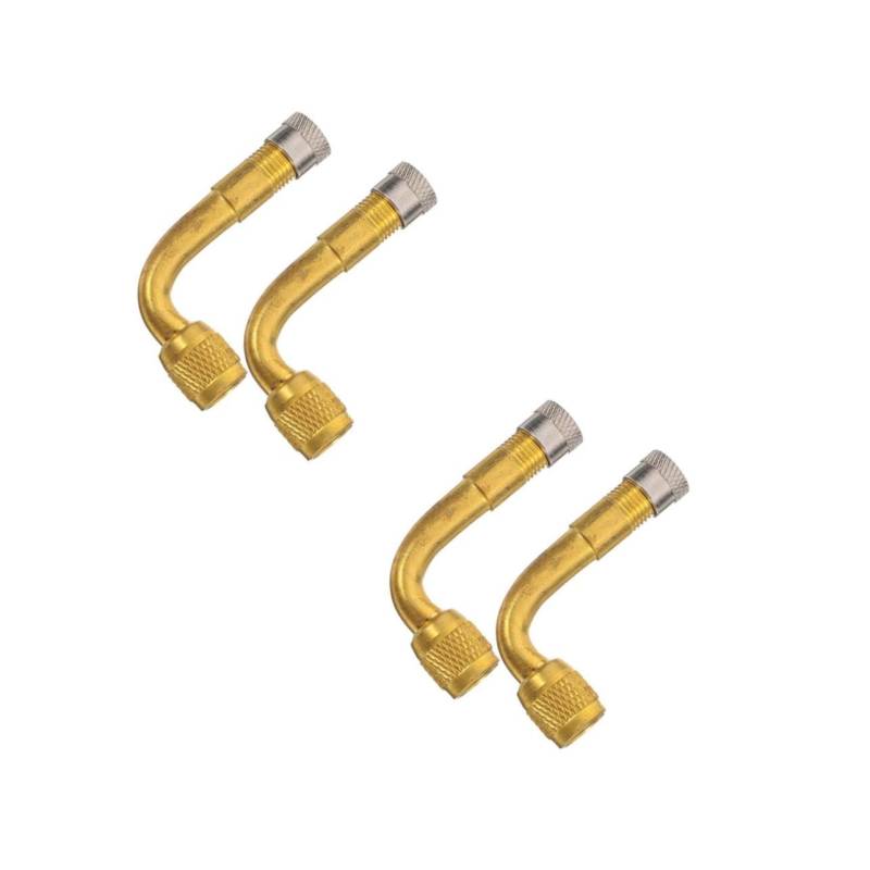 iplusmile 2 Sätze Reifenadapter Aus Messing Radventile Verstellbare Gardinenstangen Konverterbecken Gadget-becken Verlängerte Ventile Retro-broschen Pad-stand-uhren Golden Kupfer 2 Stück * 2 von iplusmile