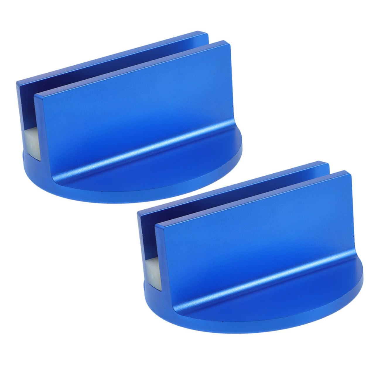 iplusmile 2St Autoteile autozubehör Auto zubehör Schlitz Auto zübehör magnetische Halterung Adapter für Flaschenheber Gummiauflage für Wagenheber Quetschschweißbuchsenpolster Aluminium Blue von iplusmile