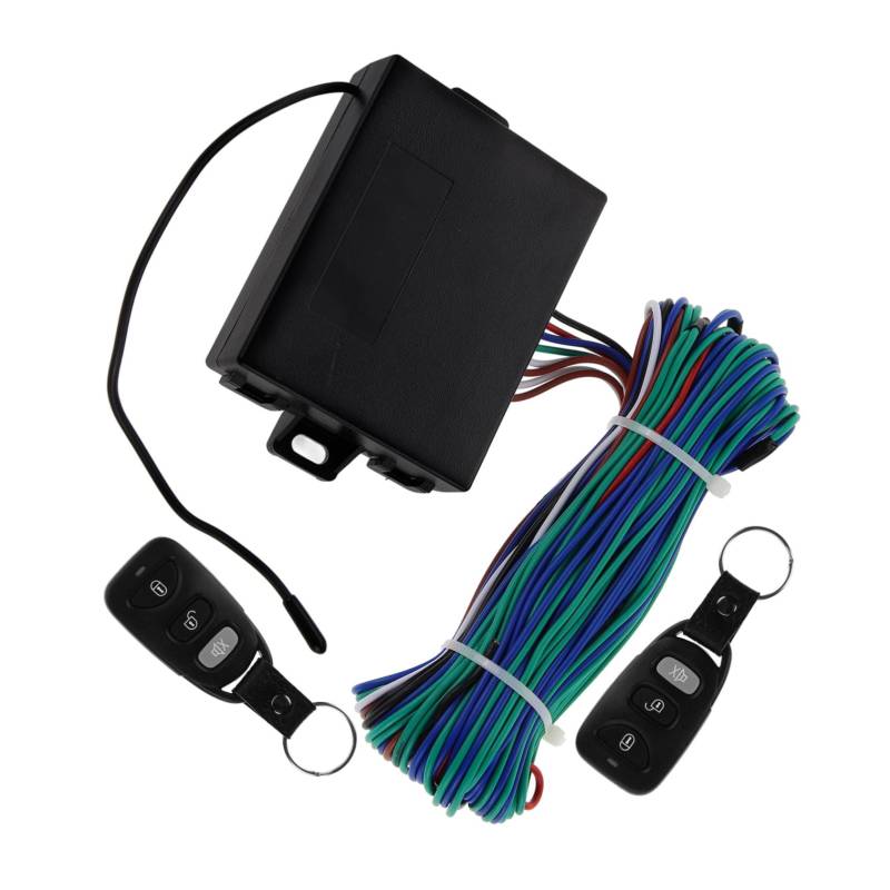 iplusmile 3 Sätze Auto Zentralverriegelung Autos Universelles Auto-kit Mit Schlüssellosem Zugang Türschloss, Schlüsselloses Zugangssystem Schlüsselloser Zugang Fürs Auto Black Abs von iplusmile