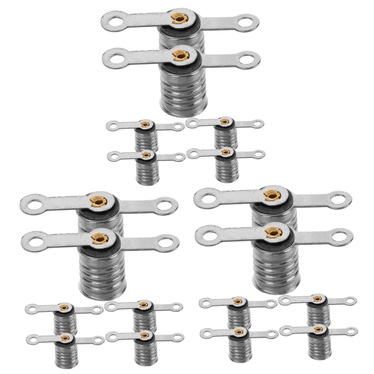 iplusmile 3 Sätze Elektrischer Wulstsitz Steckdosenstecker Steckdose Batterie Glühbirne Controller Schalter Lampenfassung Adapter Basis Energie Kabelloser Halter 6 Stück * 3 von iplusmile