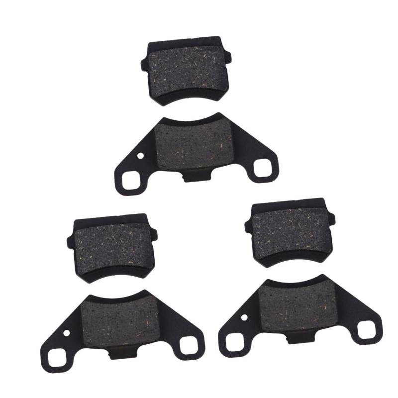 iplusmile 3 Sätze Vordere und hintere Bremsbeläge Scheibenbremse Scheibenbremsbeläge Lenkung Gürtel Kupplung Quad Rad bremskeil brake pads Bremsbeläge vorne Bremsklötze für ATV Plastik Black von iplusmile