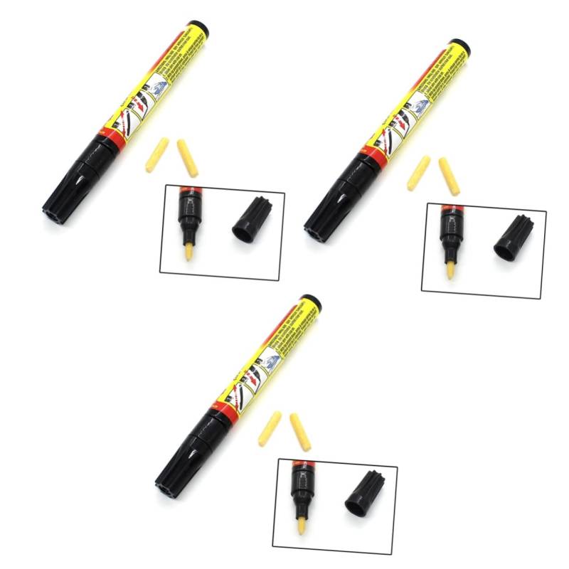 iplusmile 3 Stück Autolackstift Lackstifte Autokratzer Reparaturstift Kratzer Reparaturstift Lackstift Auto Kratzer Reparaturstift von iplusmile