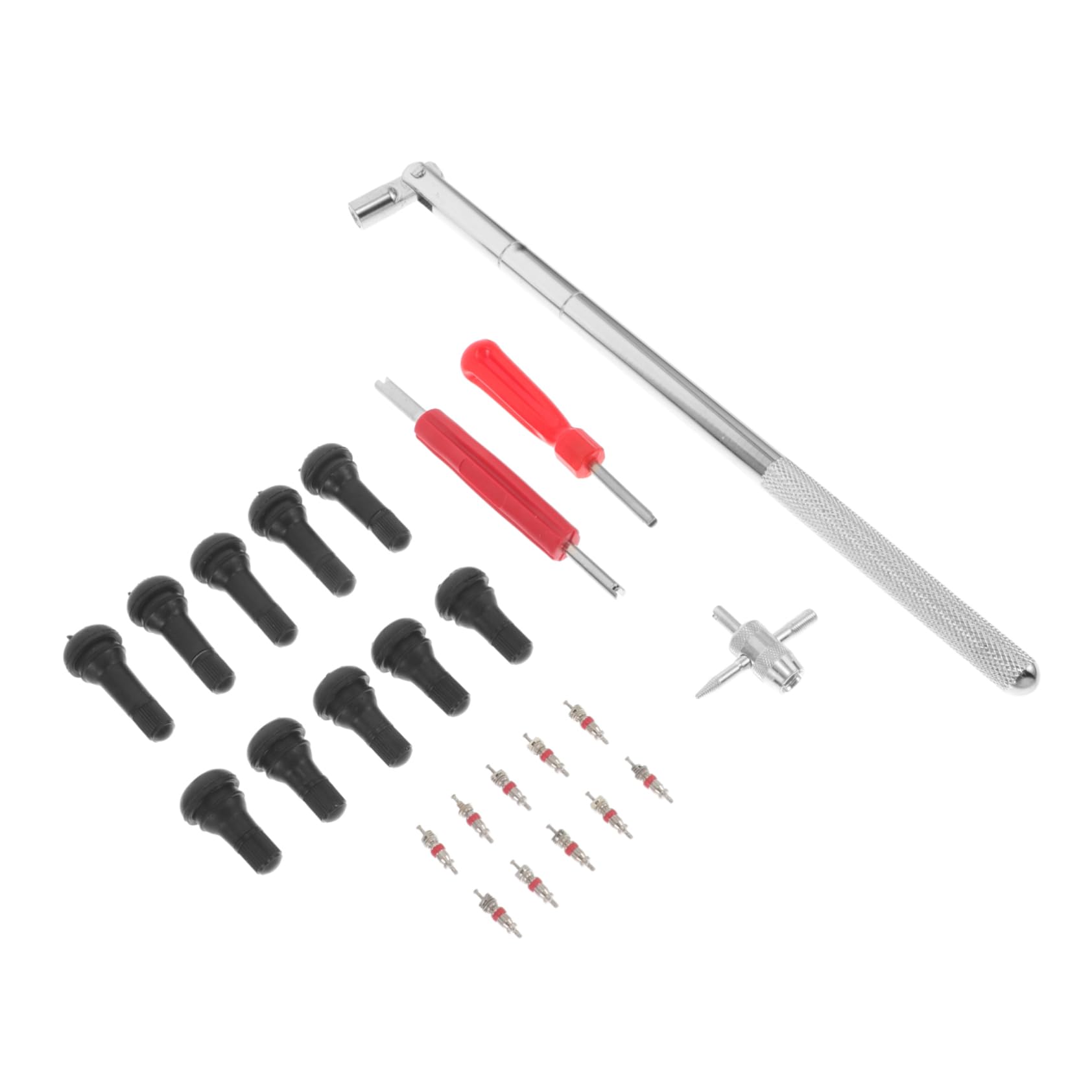 iplusmile 36st Ventilzugstange Einzelkopf-ventilkernabzieher Ventileinsatz-entferner-Set Werkzeug Zum Austausch des Ventilschafts Ventilwerkzeug-einbausatz Tr413 Ventilschaftwerkzeug Gummi von iplusmile