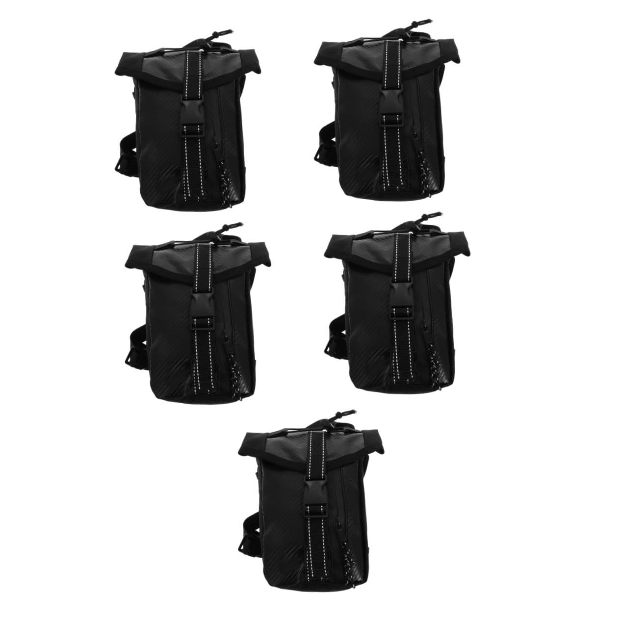 iplusmile 4 Stück Motorradtasche Sitzsack Sporttasche Rucksack für Motorradfahrer Regenfeste Bauchtasche Leg Bag für Reisen Beintasche Drop-Bein-Tasche für Segeltuch Black von iplusmile