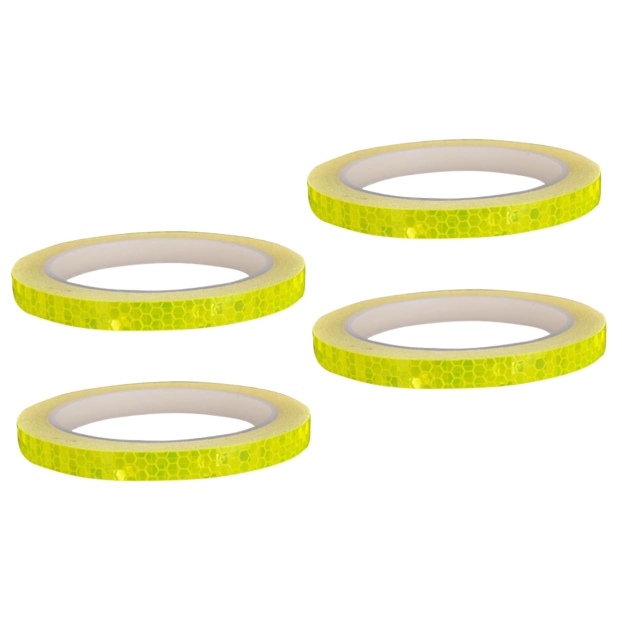 iplusmile 4 Stück Reflektierende Aufkleber Streifen Gelb Reflektierendes Klebeband Reflektierendes Klebeband Fahrrad Reflektierendes Klebeband von iplusmile