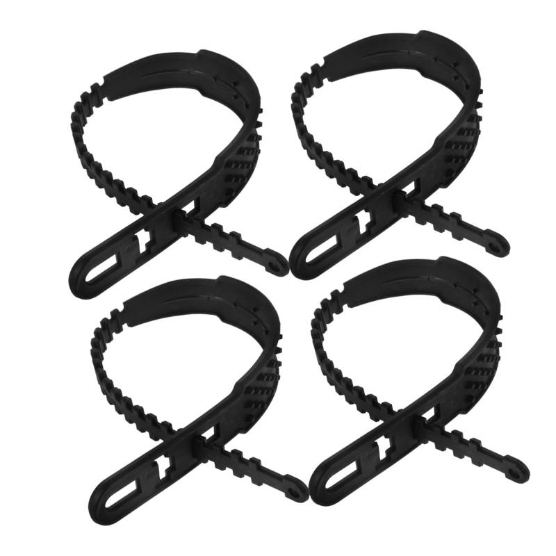 iplusmile 4 Stück Reifenketten Winterreifenkette Reifenkabel Für Schnee Schneekabel Für Reifen Kabelketten Für Reifen Schneeketten Reifenschneekabel Radketten Black Nylon von iplusmile