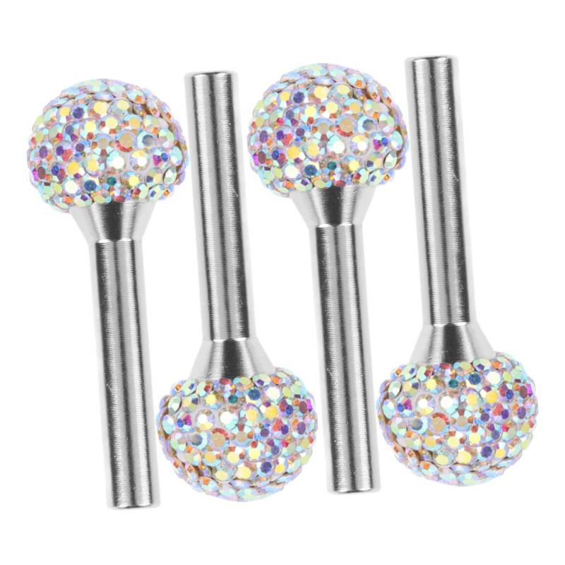 iplusmile 4 Stücke Universal Auto Türschloss Pull Pins Strass Auto Türschloss Knöpfe Auto Türschloss Pull Pin Dekore Für Auto Innen von iplusmile