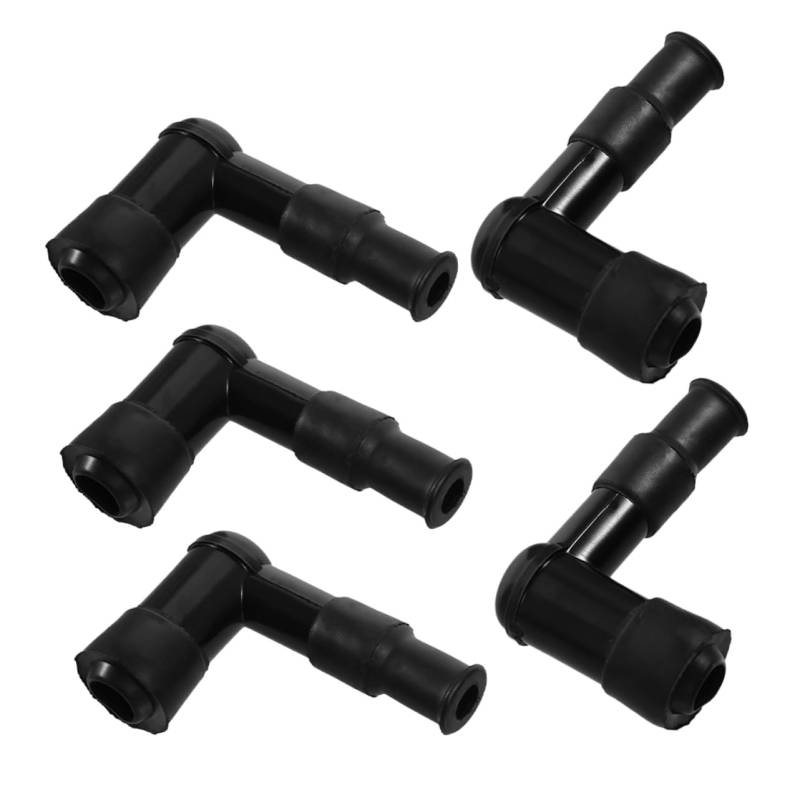 iplusmile 5 Stk Motorradzubehör Zündkerzenstecker Kofferraum-zündplatte Zündkerzenstecker Für Zubehör Für Generatoren Motorenteile Kennzeichenhalter Gummi Black von iplusmile