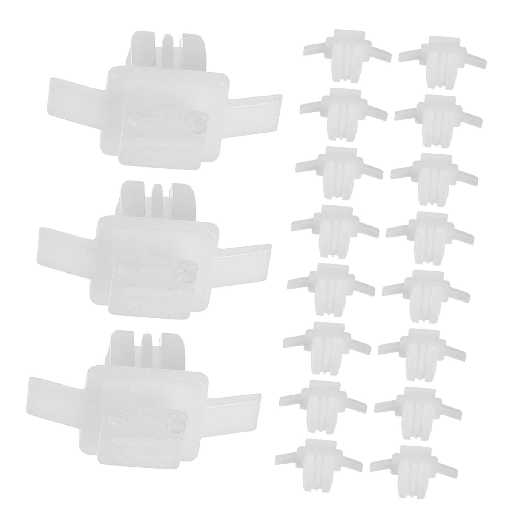 iplusmile 50 Stück Radlaufleisten-Clips, Radlaufleisten-Clips, Stoßstangenbefestigungen, Radkästen-verkleidungsclips, Türverkleidungs-Kunststoff-halterungsbefestigungen von iplusmile