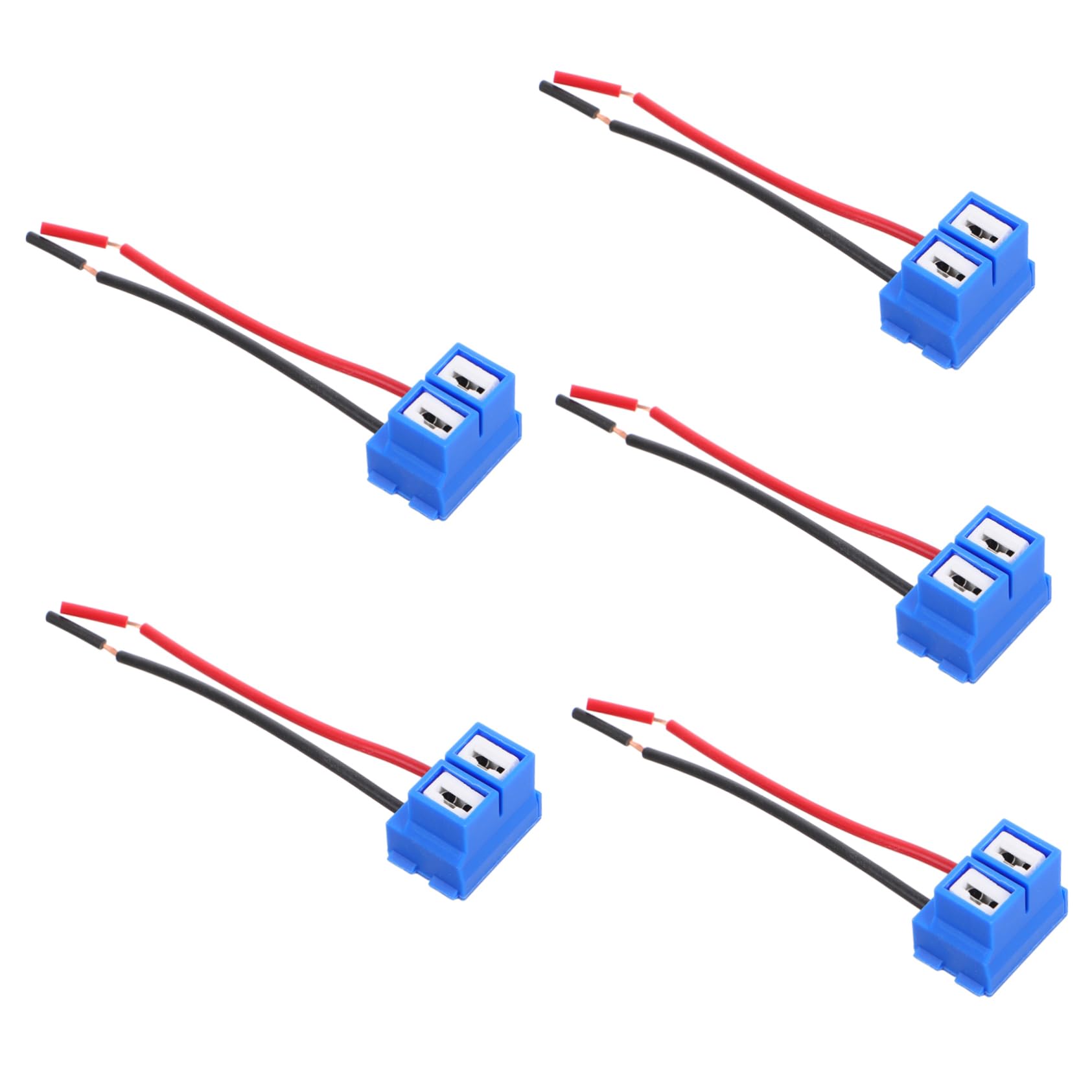 iplusmile 5st Kfz-scheinwerferfassung Leiterplatten-kabelverbinder Zigarettenanzünder-splitter Im Auto Autostecker Auto-verstärker-verkabelungssatz Scheinwerferkabelbaumadapter Keramik von iplusmile