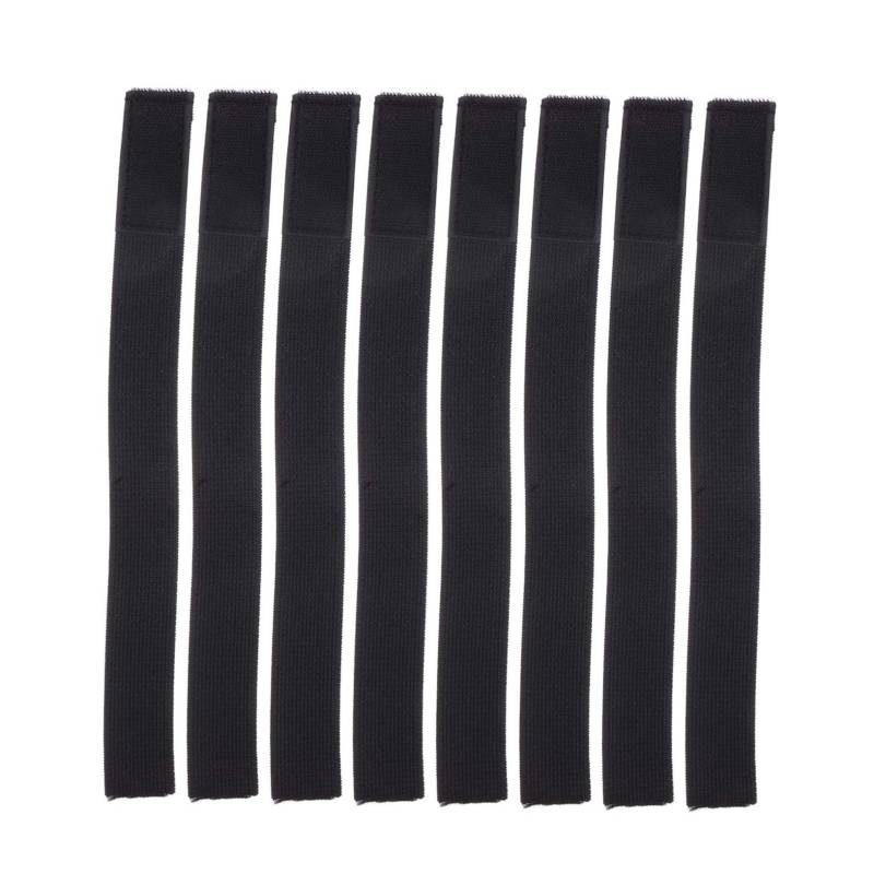 iplusmile 8st Klettverschlüsse Klebeband Kofferraumdeckelhalterung Astschere, Keile Knöchelstiefelband Wanderschuhband Schalter Für Dunstabzugshaube Ölleitung Schiebetürschalter Black Nylon von iplusmile